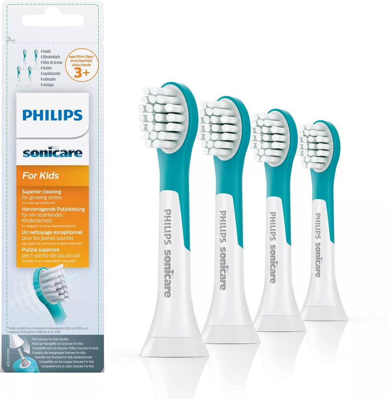 Philips Sonicare For Kids Opzetborstels 3+ leeftijd — 4 stuks (HX6034/33)