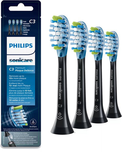 Philips Sonicare C3 Premium Plaque Defense Opzetborstels — 4 stuks (HX9044/33)