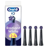Oral-B iO Radiant White Opzetborstels — 4 stuks Zwart 1