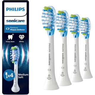Philips Sonicare Premium Plaque Defence C3 Opzetborstels — 4 stuks