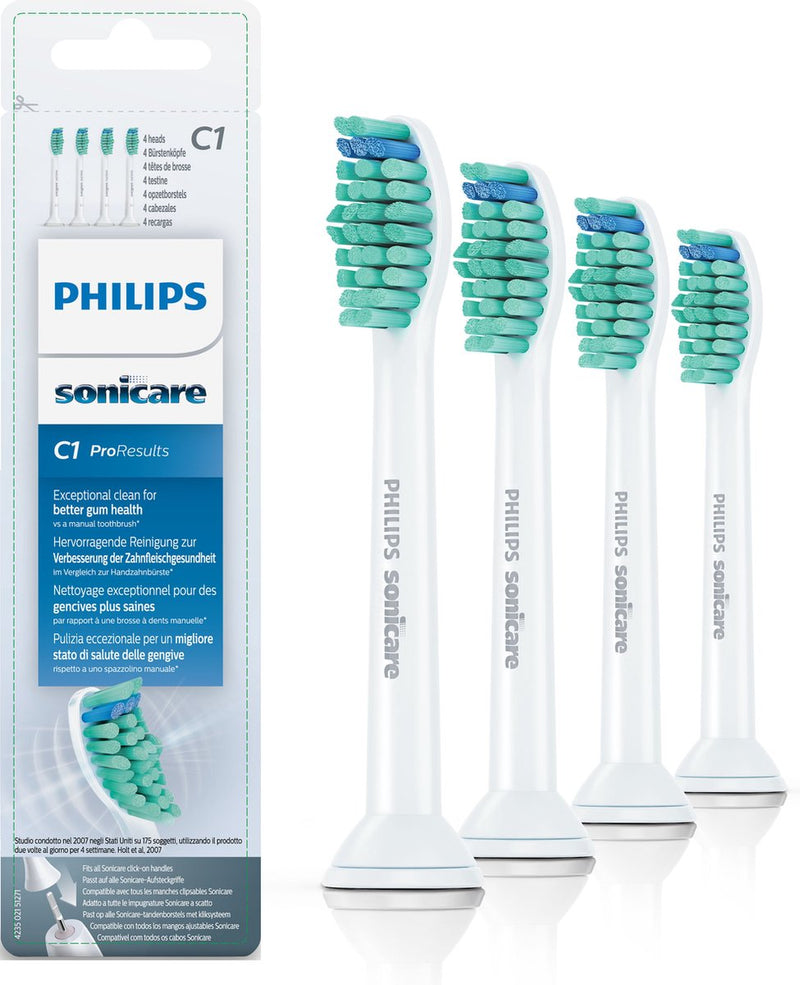 Philips Sonicare ProResults C1 Opzetborstels — 4 stuks (HX6014/26)